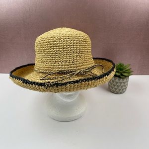 The Scala Collection Straw Brown Hat Sun Beach Outdoor Women